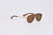 Load image into Gallery viewer, DAGON SUNGLASSES LEOPARD/TEA