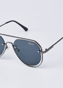 DACIAN SUNGLASSES GUN/BLACK