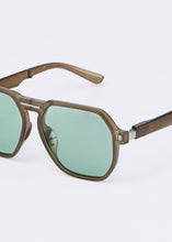 Load image into Gallery viewer, DAEMYN POLARIZED FOLDABLE SUNGLASSES GREEN/GREEN