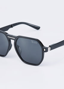 DAEMYN POLARIZED SUNGLASSES BLACK/BLACK