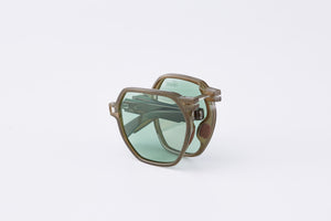 DAEMYN POLARIZED FOLDABLE SUNGLASSES GREEN/GREEN
