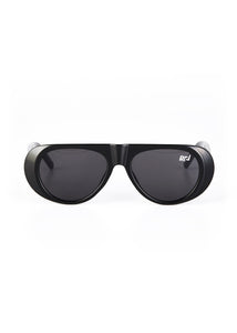 EITO WIDE-LEG SUNGLASSES BLACK/GREY