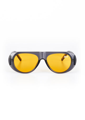 EITO WIDE-LEG SUNGLASSES GREY/ORANGE