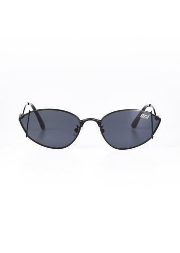 EVERETT CAT EYE SUNGLASSES BLACK/GRY