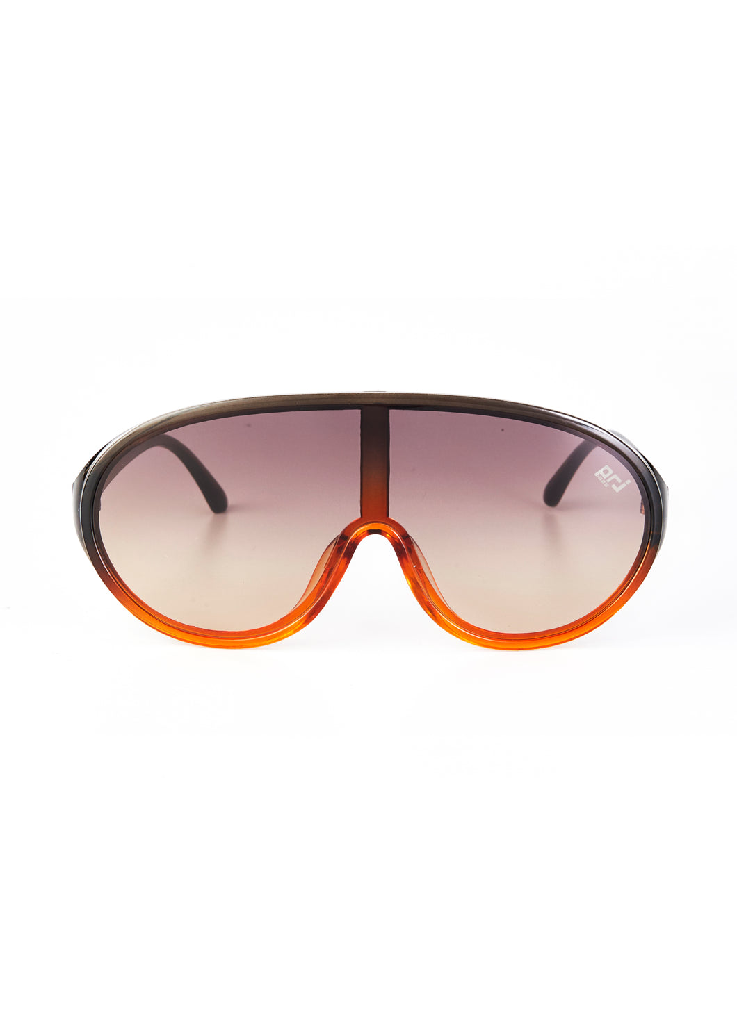 EDSEL ONE-PIECE LENS SUNGLASSES GREY/GREY