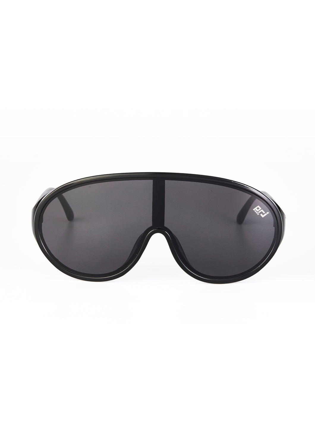 EDSEL ONE-PIECE LENS SUNGLASSES BLACK/GREY