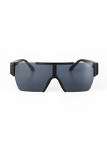 Load image into Gallery viewer, EDGERTO FUTURISTIC SUNGLASSES BLACK/GREY
