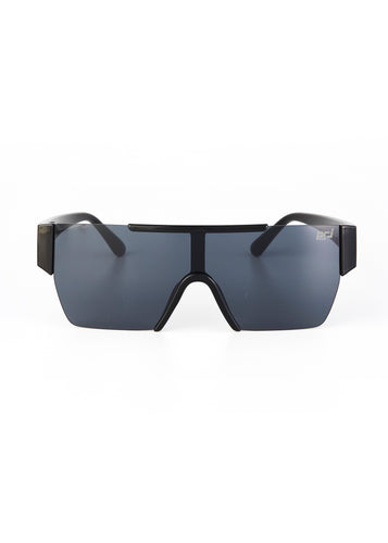 EDGERTON FUTURISTIC SUNGLASSES BLACK/GREY