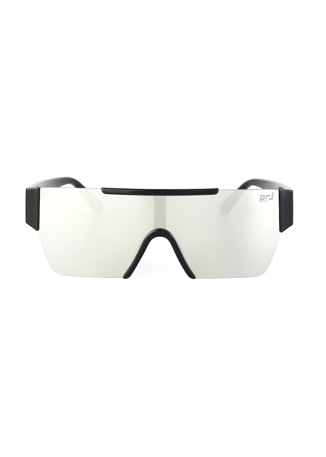 EDGERTO FUTURISTIC SUNGLASSES BLACK/SILVER