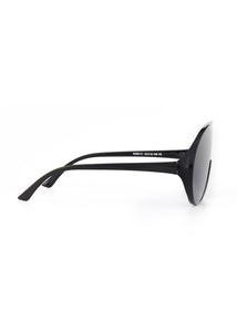 EDSEL ONE-PIECE LENS SUNGLASSES BLACK/GREY
