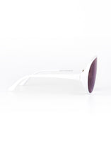 Load image into Gallery viewer, EDSEL ONE-PIECE LENS SUNGLASSES WHITE/BLUE