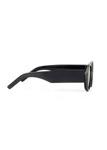 EITO WIDE-LEG SUNGLASSES BLACK/GREY