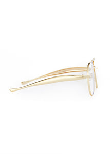 EDEL SUNGLASSES GOLD/CLEAR