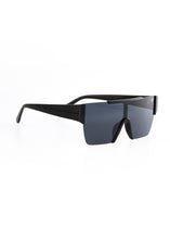 Load image into Gallery viewer, EDGERTO FUTURISTIC SUNGLASSES BLACK/GREY