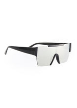 Load image into Gallery viewer, EDGERTO FUTURISTIC SUNGLASSES BLACK/SILVER