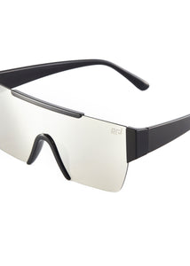 EDGERTO FUTURISTIC SUNGLASSES BLACK/SILVER
