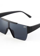Load image into Gallery viewer, EDGERTO FUTURISTIC SUNGLASSES BLACK/GREY