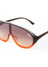 Load image into Gallery viewer, EDSEL ONE-PIECE LENS SUNGLASSES GREY/GREY