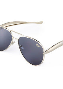 EDEL SUNGLASSES SILVER/GREY