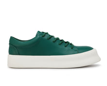 Load image into Gallery viewer, FALLON LOW CUT FAUX LEATHER SNEAKER GREEN