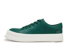 Load image into Gallery viewer, FALLON LOW CUT FAUX LEATHER SNEAKER GREEN