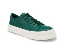 Load image into Gallery viewer, FALLON LOW CUT FAUX LEATHER SNEAKER GREEN