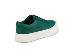 Load image into Gallery viewer, FALLON LOW CUT FAUX LEATHER SNEAKER GREEN