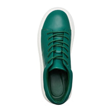 Load image into Gallery viewer, FALLON LOW CUT FAUX LEATHER SNEAKER GREEN