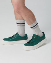 Load image into Gallery viewer, FALLON LOW CUT FAUX LEATHER SNEAKER GREEN