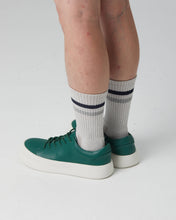 Load image into Gallery viewer, FALLON LOW CUT FAUX LEATHER SNEAKER GREEN