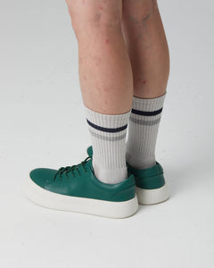 FALLON LOW CUT FAUX LEATHER SNEAKER GREEN