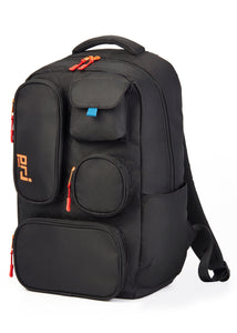 COLESON MULTIPOCKET BACKPACK BLACK