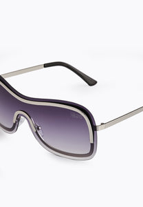 CALLAN SUNGLASSES SILVER/GREY