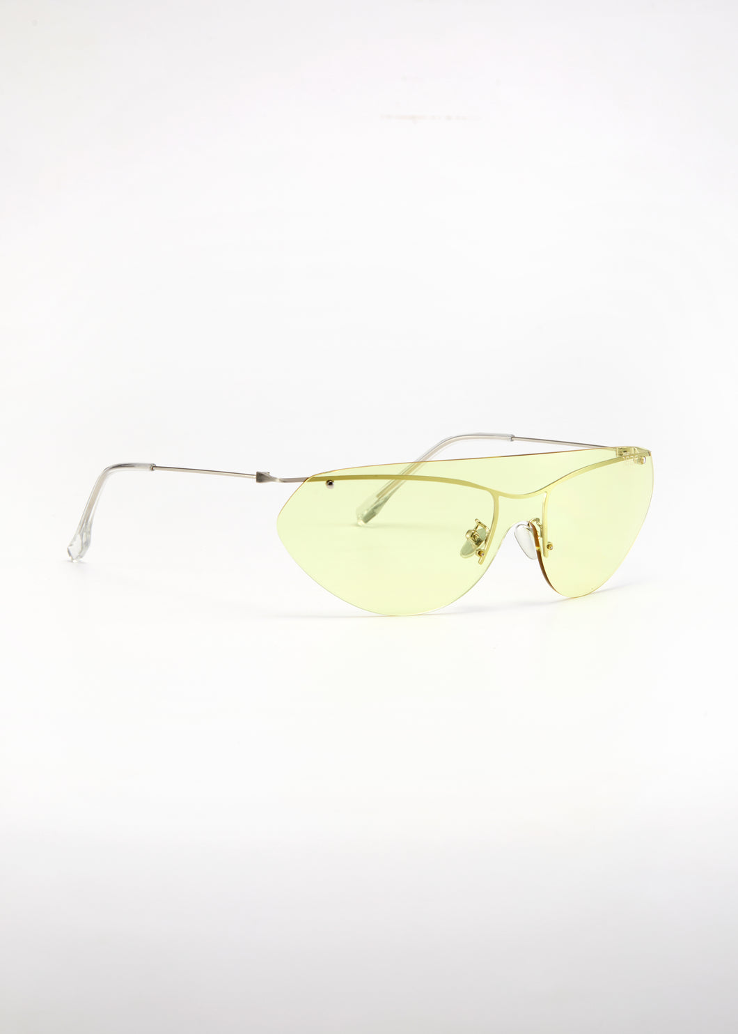 ECKARD SUNGLASSES SILVER/YELLOW