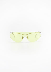 ECKARD SUNGLASSES SILVER/YELLOW