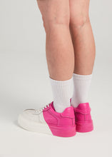 Load image into Gallery viewer, FERGIE DUAL COLOUR LEATHER SNEAKER PINK