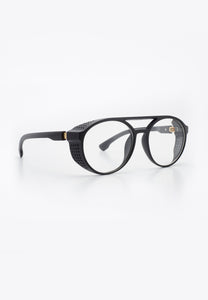 AMES SUNGLASSES BLACK/CLEAR