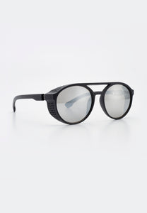 AMES SUNGLASSES BLACK/SILVER