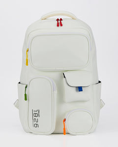 BARD MULTI-POCKETS BACKPACK WHITE