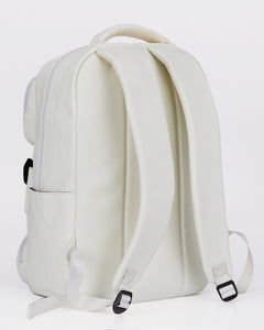 BARD MULTI-POCKETS BACKPACK WHITE