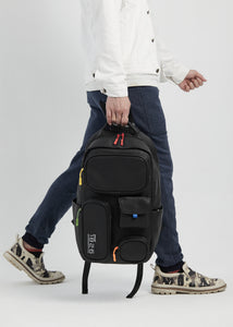 BARD MULTI-POCKETS BACKPACK BLACK