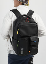 Load image into Gallery viewer, BARD MULTI-POCKETS BACKPACK BLACK