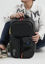 Load image into Gallery viewer, BARD MULTI-POCKETS BACKPACK BLACK