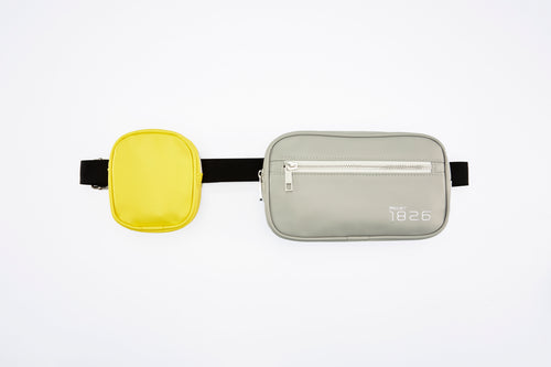 ADLER DUO SLING CHEST BAGS GREY/YELLOW