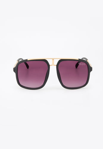 ALICIO SUNGLASSES BLACK/PURPLE
