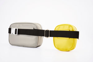 ADLER DUO SLING CHEST BAGS GREY/YELLOW