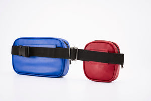 ADLER DUO SLING CHEST BAGS RED/BLUE
