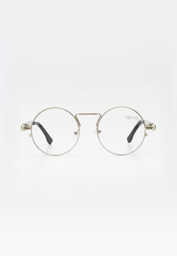 ABELINO SUNGLASSES SILVER/CLEAR