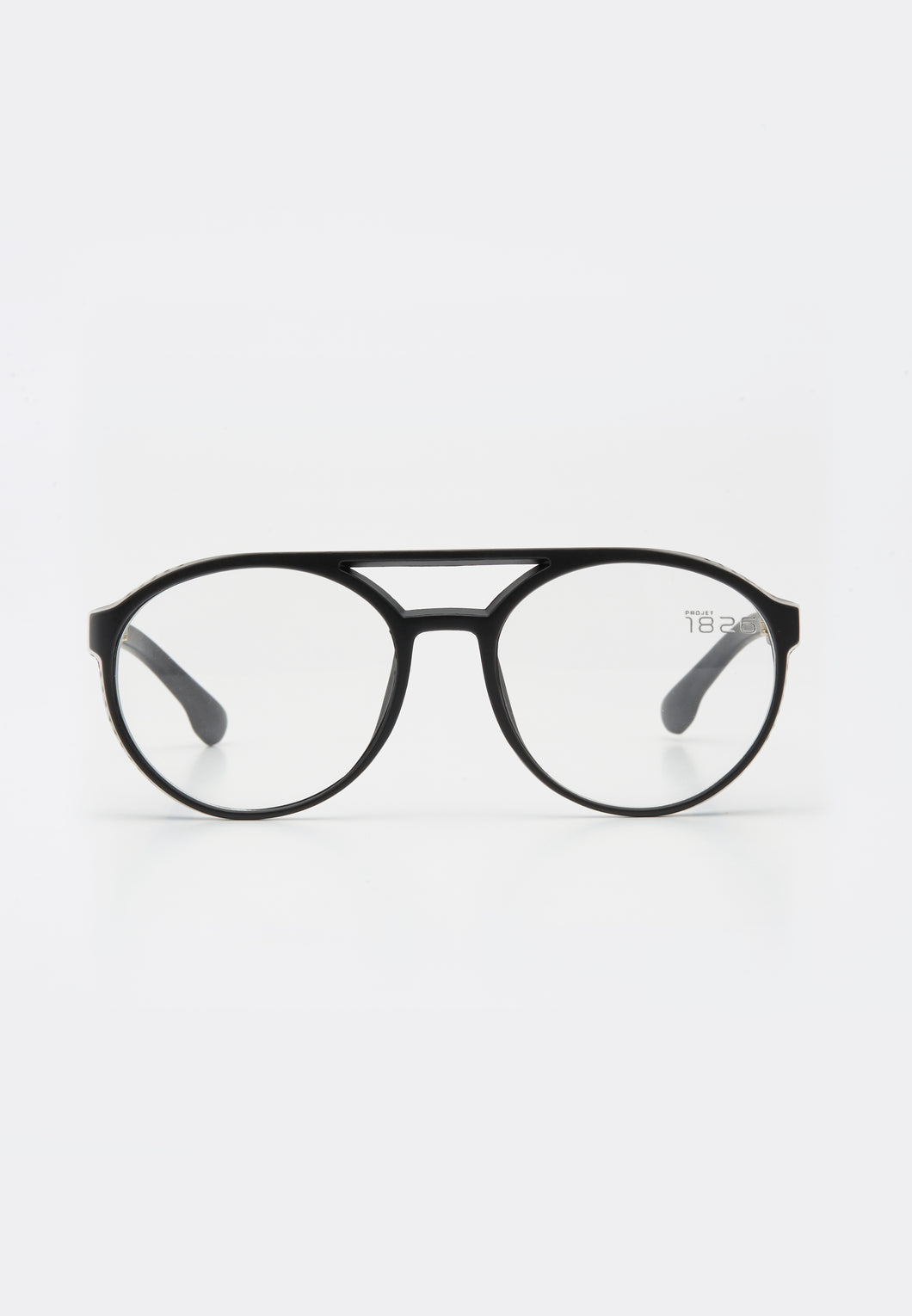 AMES SUNGLASSES BLACK/CLEAR