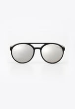 Load image into Gallery viewer, AMES SUNGLASSES BLACK/SILVER